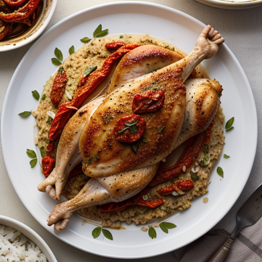 chicken with sundried tomato pesto