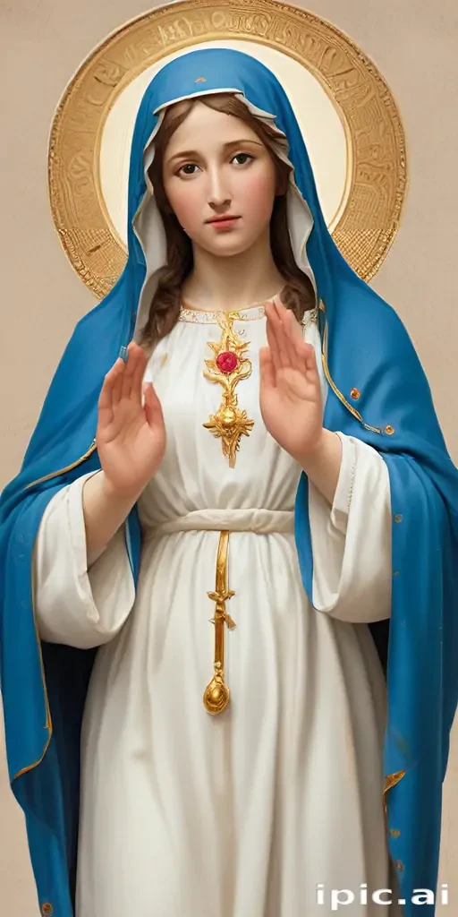 virgin mary clipart
