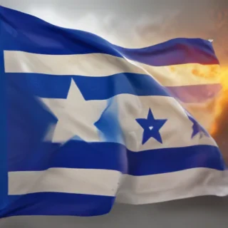 transparent israel flag