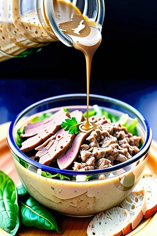 salad dressing with chopped liver