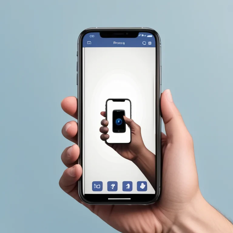 hand holding phone