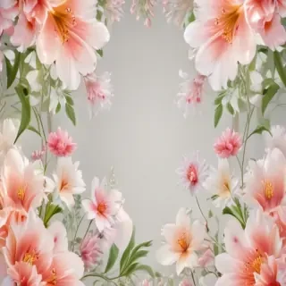 light floral background