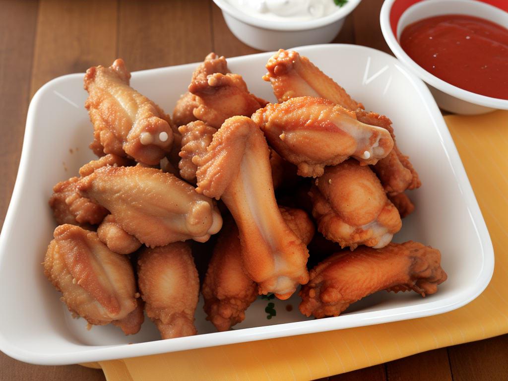 deep fried chicken wings from frozen