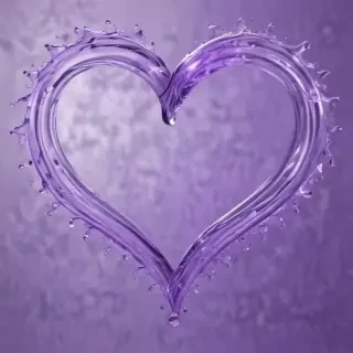 light purple heart wallpaper
