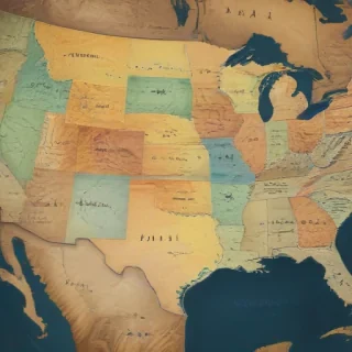 map of usa states