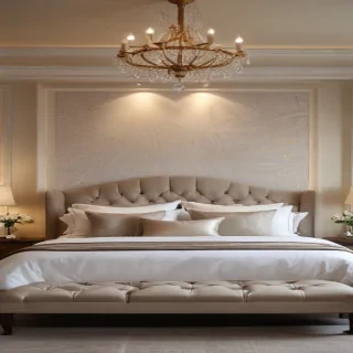 background of a bedroom