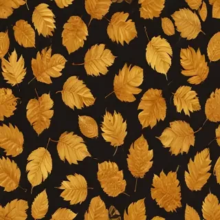 golden leaves background