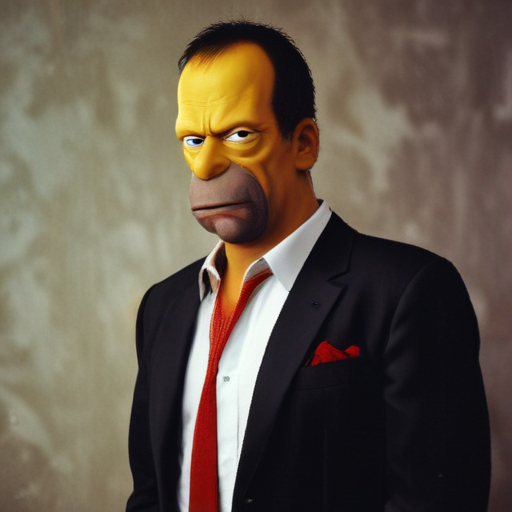 homer simpson as scarface