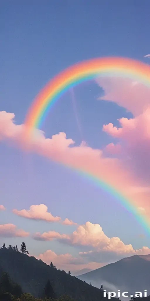 aesthetic wallpapers rainbow