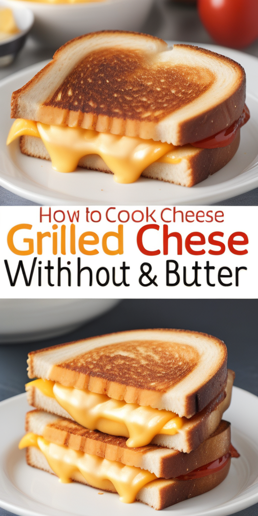 how to cook a grilled cheese without butter