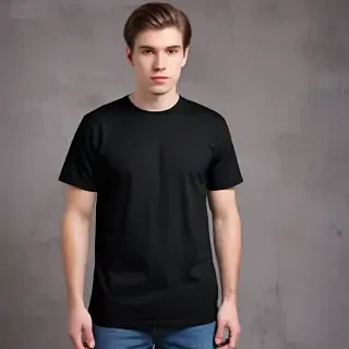 black mockup shirt