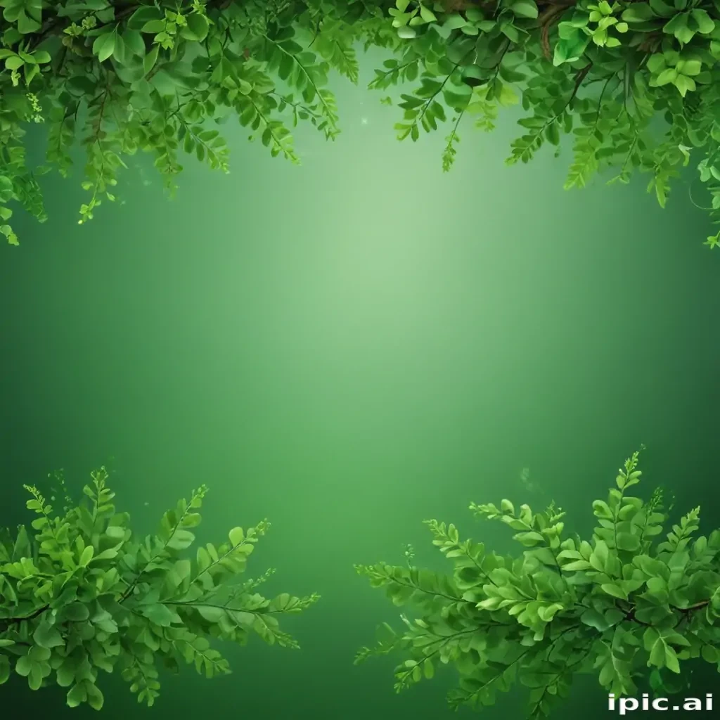green background