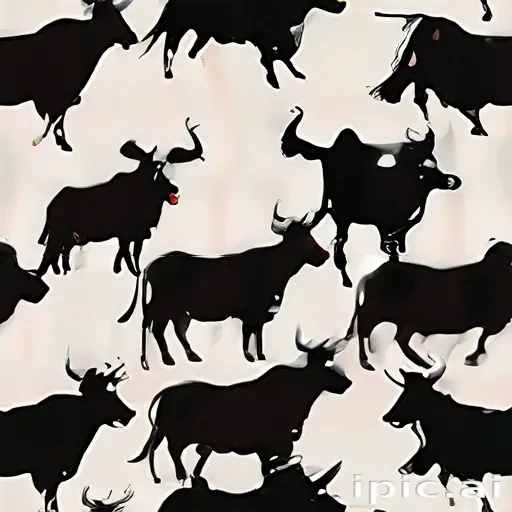 cow silhouette