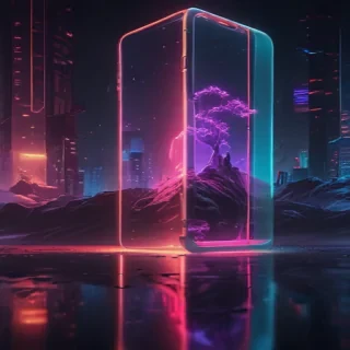 4k neon phone wallpaper