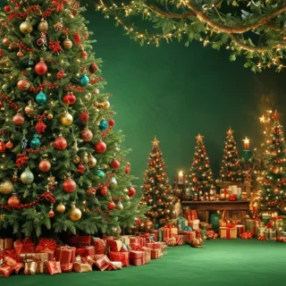 christmas wallpaper green