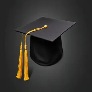 grad hat png