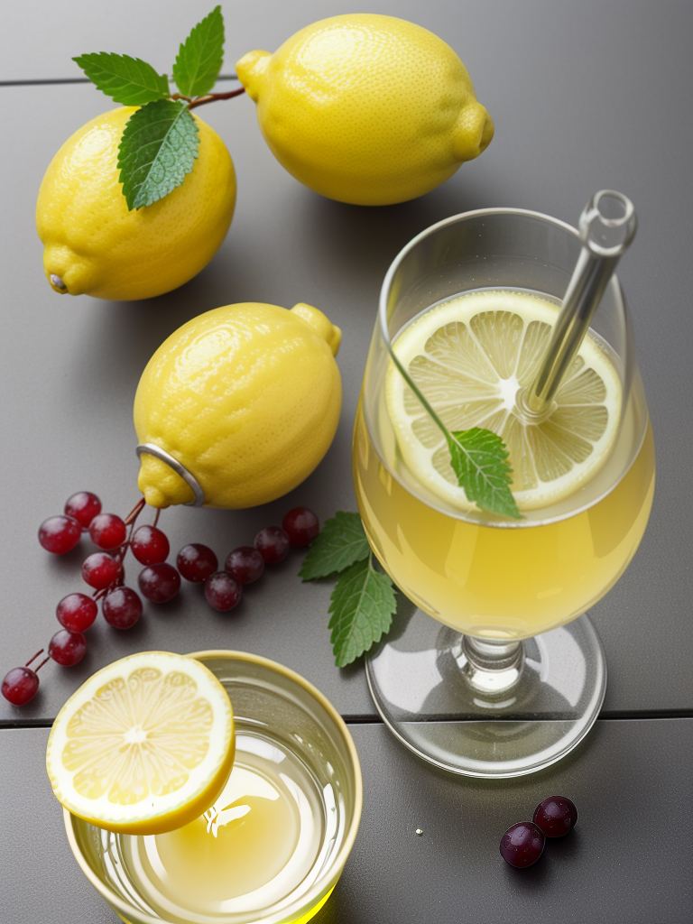 lemon juice or wine chemically