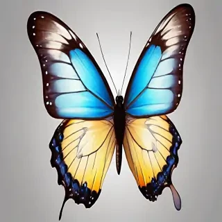 transparent background butterfly clipart