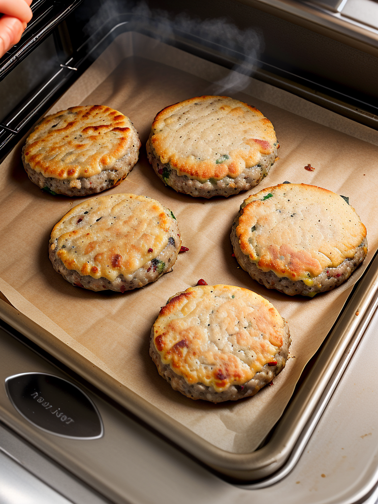 how to cook sausage patties in oven