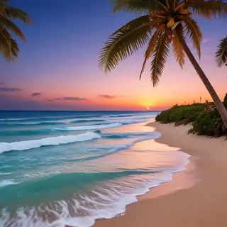 christmas beach wallpaper