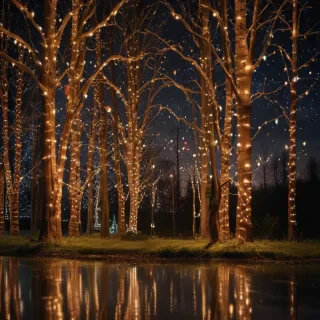 christmas lights iphone wallpaper