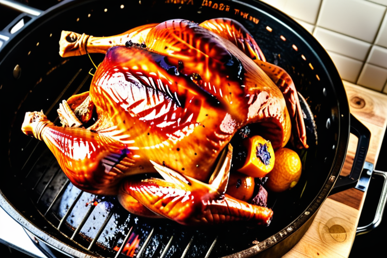 slow roasting turkey at 250 degrees