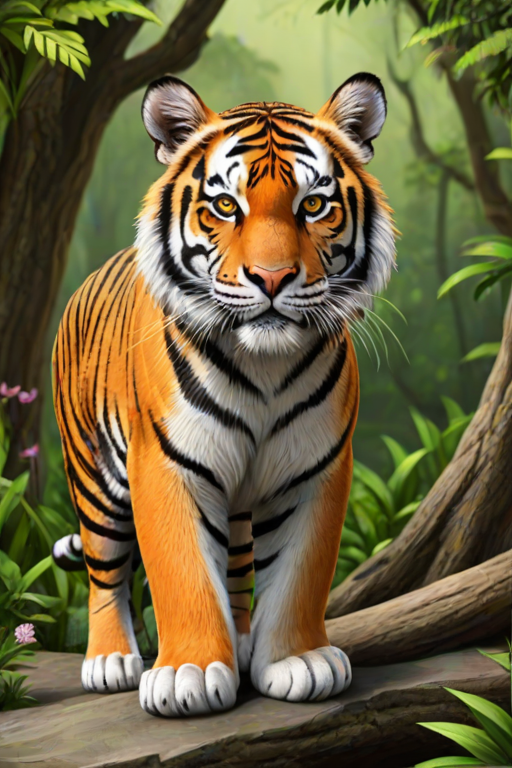 tiger cartoon tiger