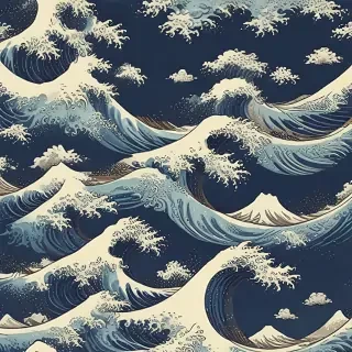 the great wave wallpaper