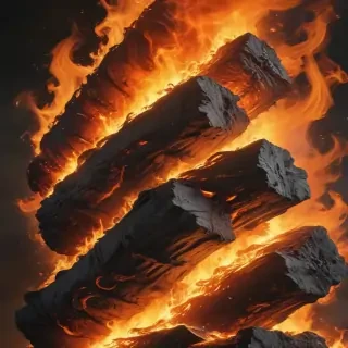 background on fire