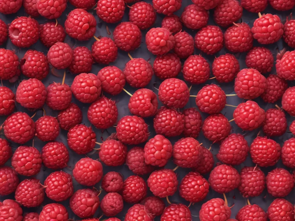 cartoon raspberry