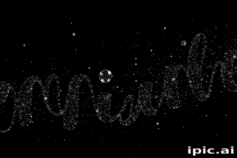 black with glitter