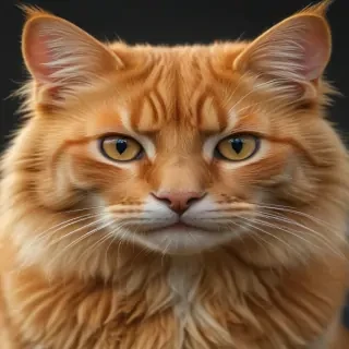 orange cat png