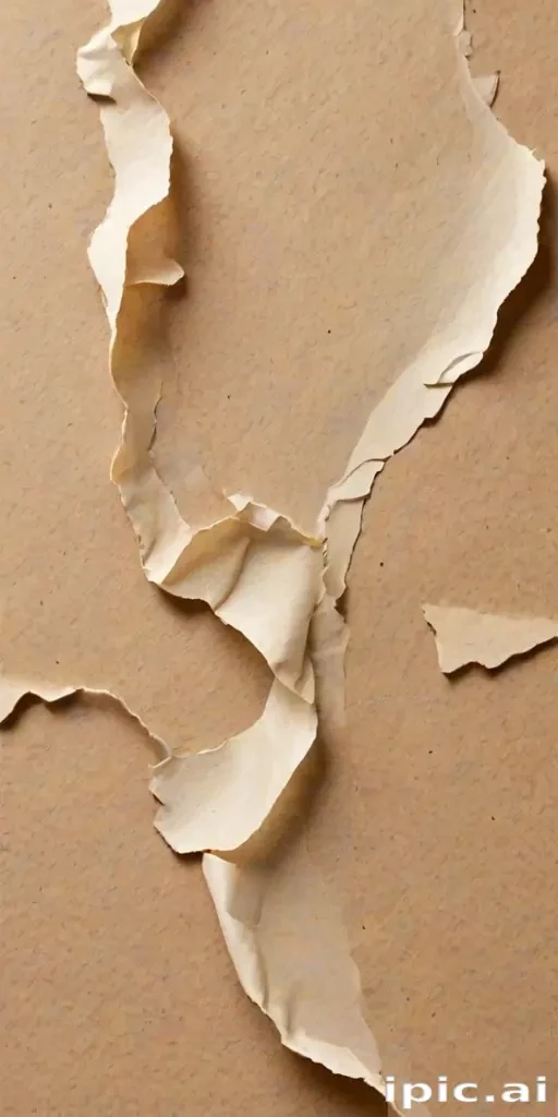 torn paper transparent