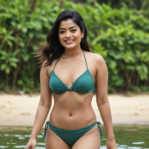 rashmika mandanna hot bikini