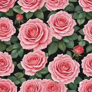 rose border