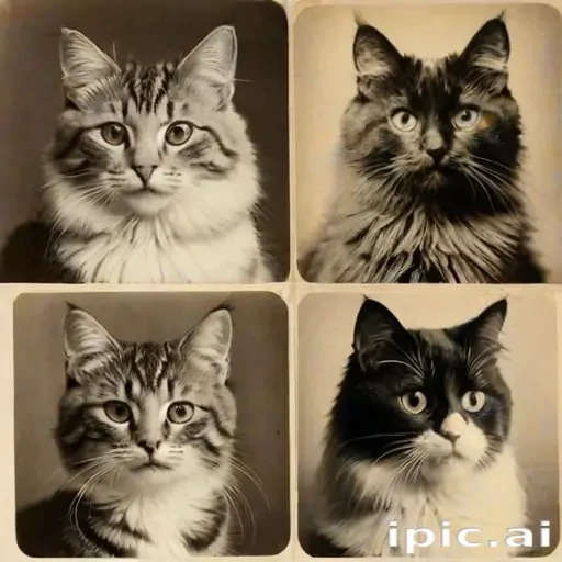 vintage pictures of cats