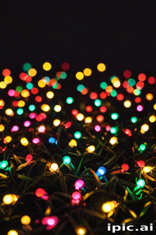 christmas lights iphone wallpaper