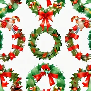 christmas wreath clip art