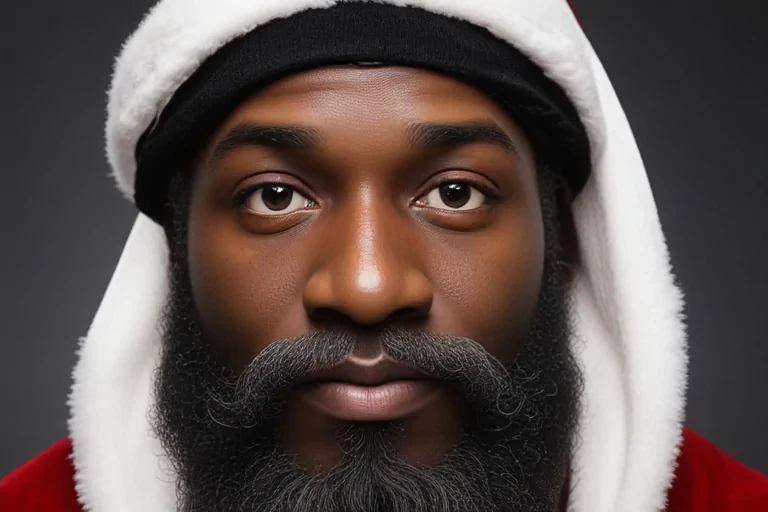 black santa png