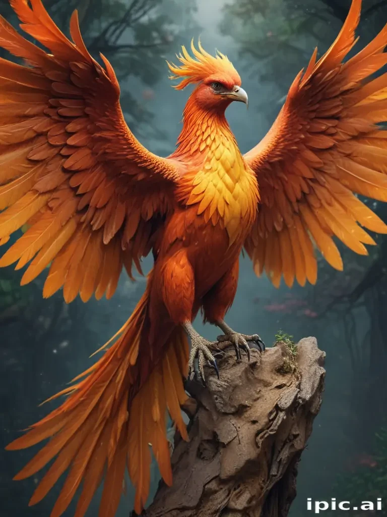 phoenix bird wallpaper