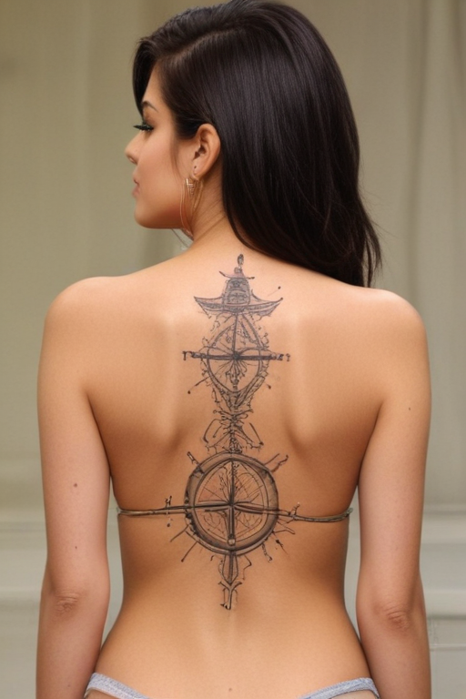 selena gomez tattoo back