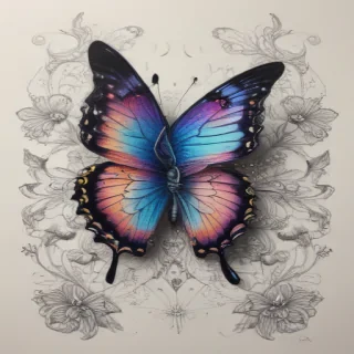 buttefly drawing