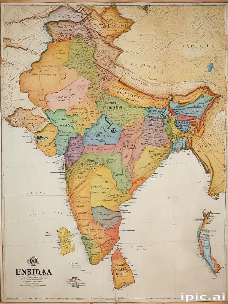 map of india