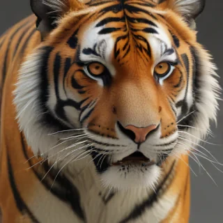 transparent tiger
