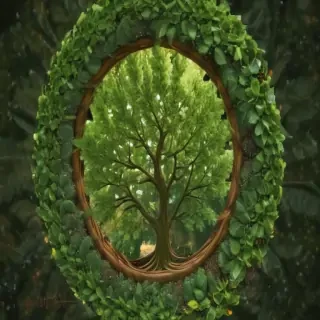 leaf circle