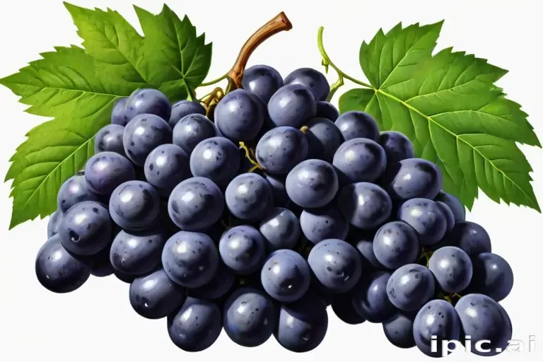 grapes clipart black and white