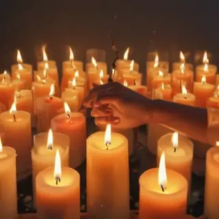 candle drawing