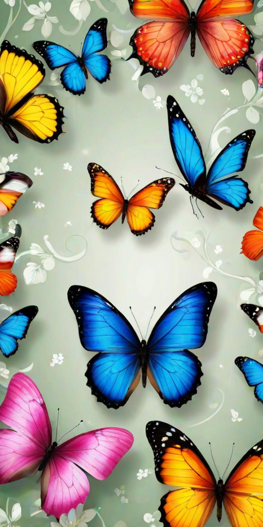 beautiful butterflies wallpaper