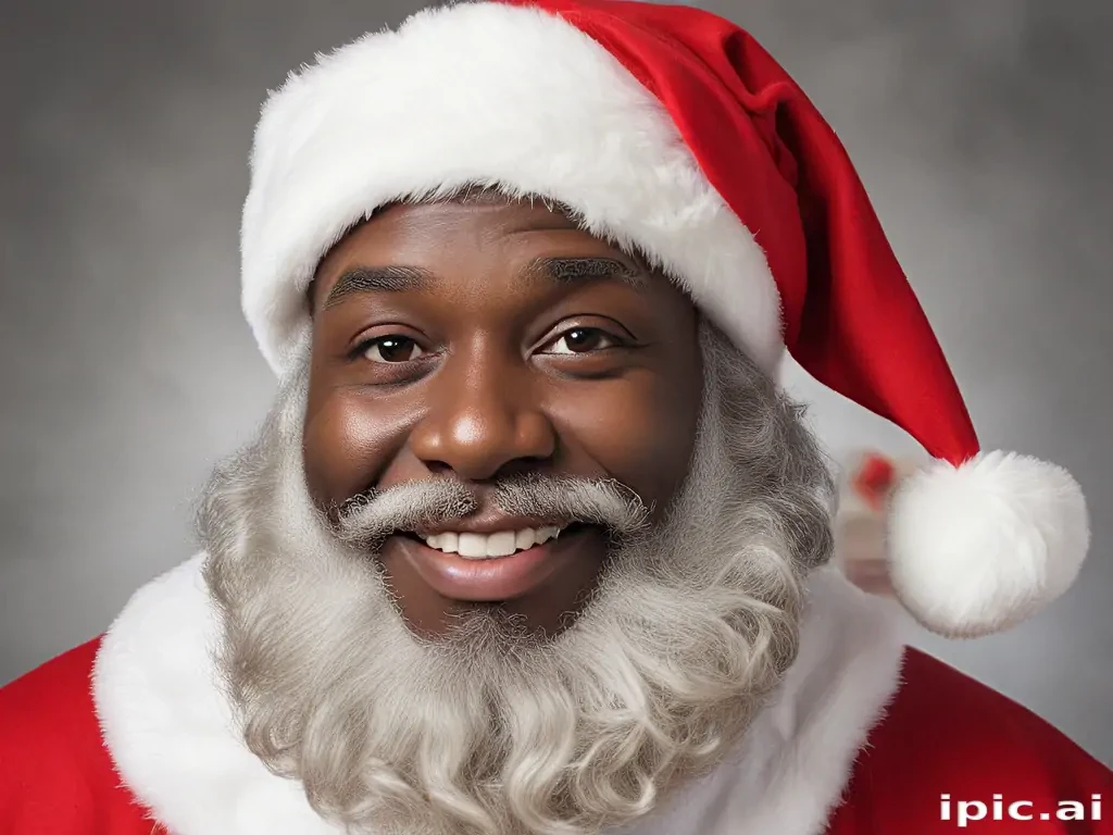 black santa png