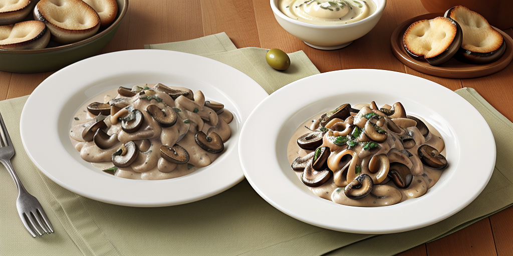 olive garden creamy mushroom sauce